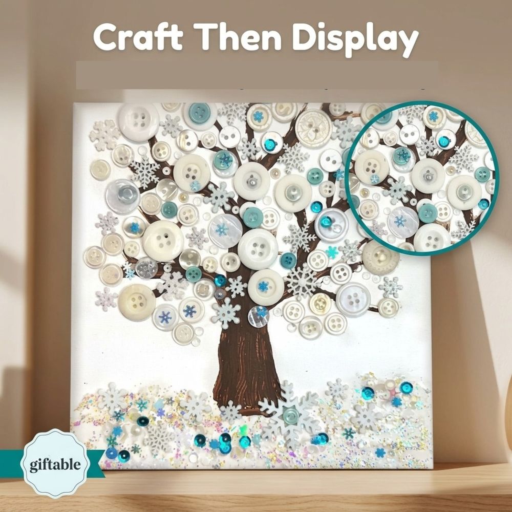 Winter Tree Canvas DIY Craft Kit