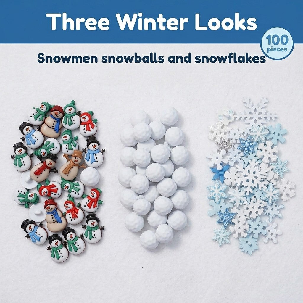 Winter Button Super Value Pack