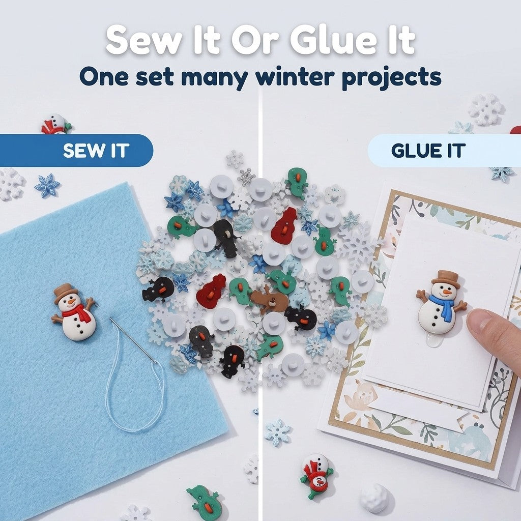 Winter Button Super Value Pack