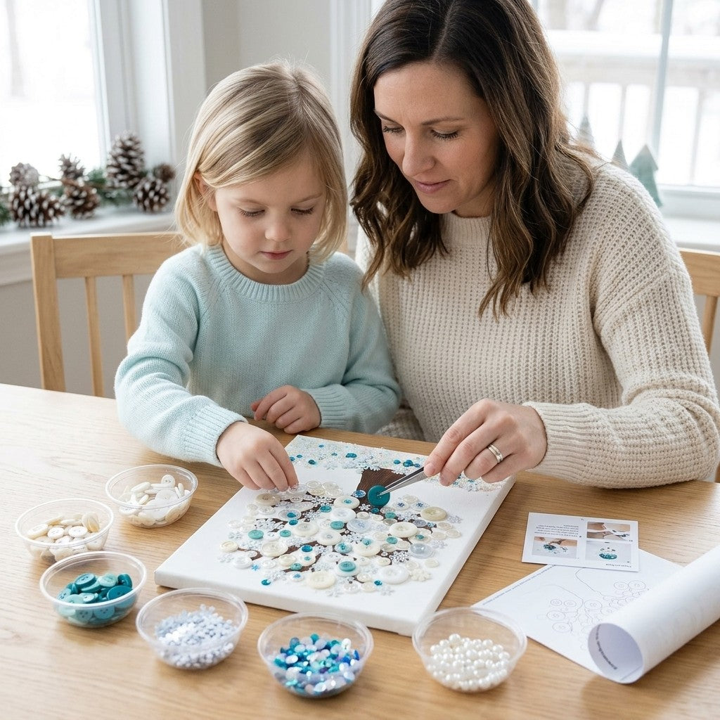 Winter Tree Canvas DIY Craft Kit