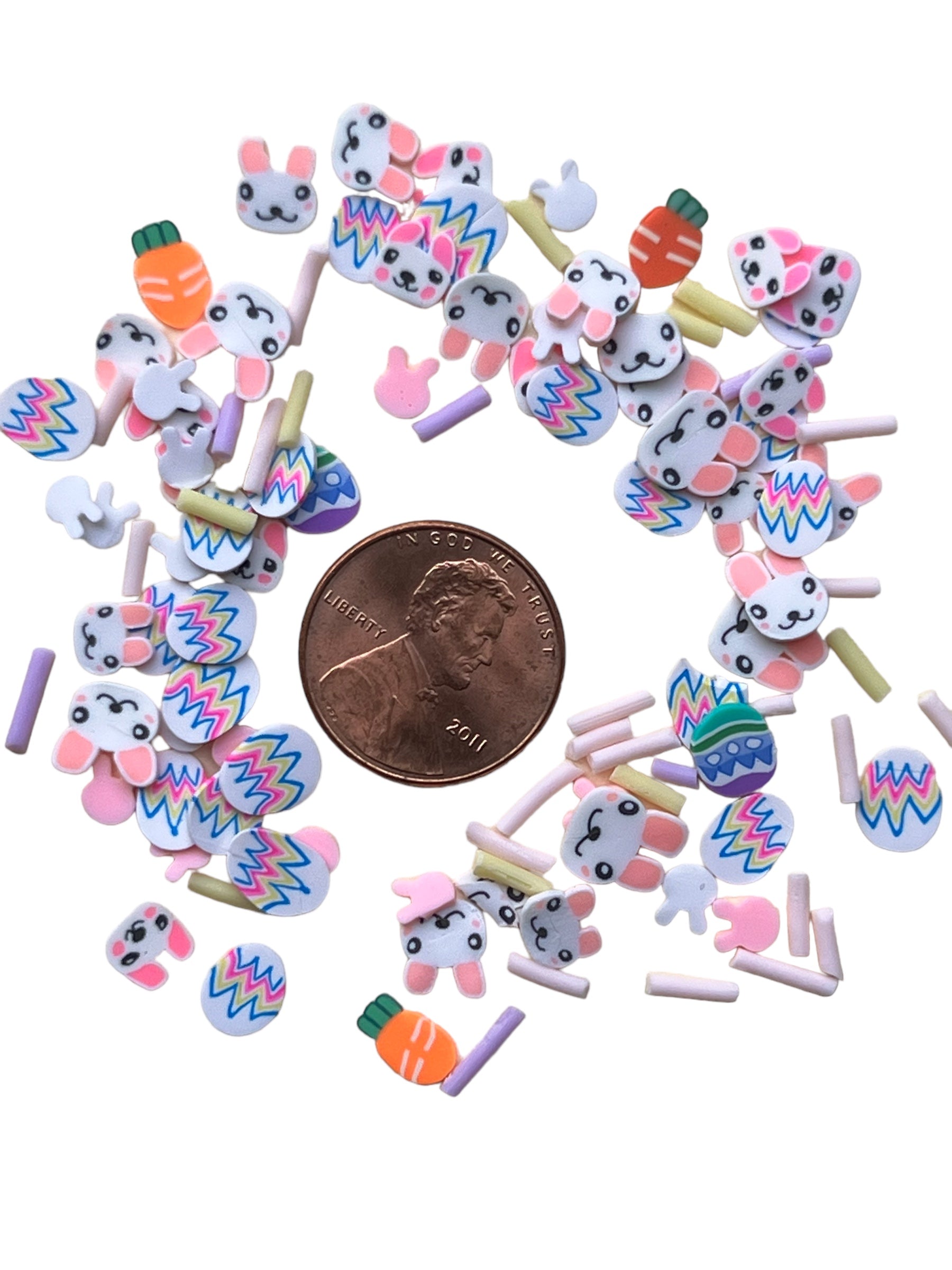 Easter Bulk Polymer Clay Pieces - 100 grams