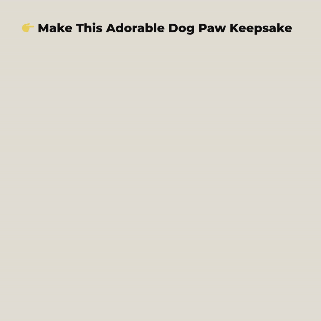 Dog Paw Frame DIY Craft Kit