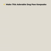 Dog Paw Frame DIY Craft Kit