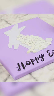 Hoppy Easter Bunny Button Art DIY Craft Kit