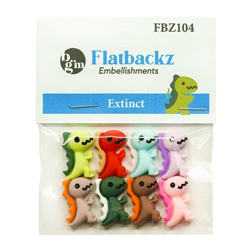 Extinction Button ExtinctFlatbackz | Resin Flat Back Embellishments for Crafts, Cards ...