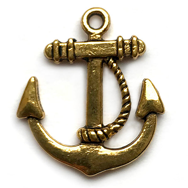 Anchor Charm for Jewelry Making Pendants for Necklaces