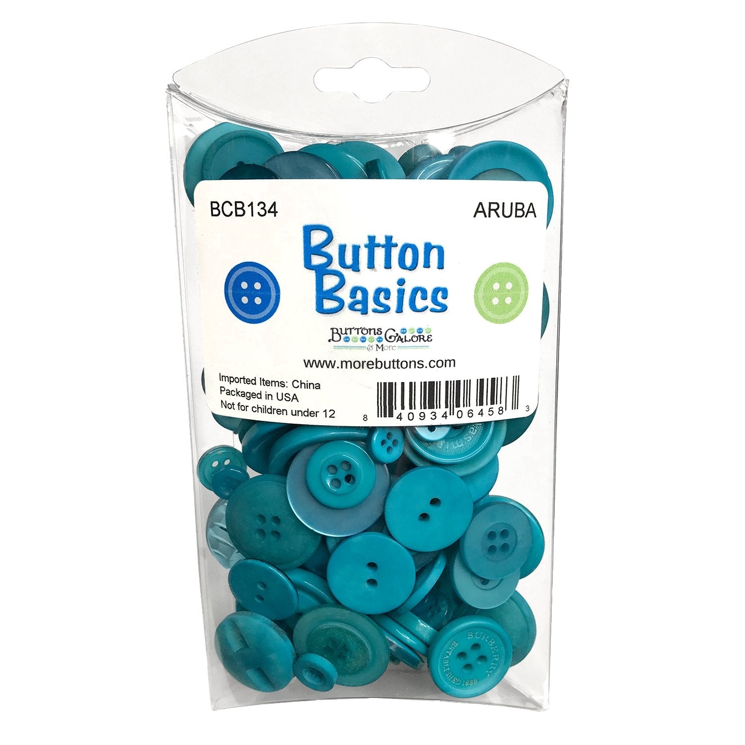 Buttons Galore GBX306 Grannys Button Box Chunky Autumnal Buttons