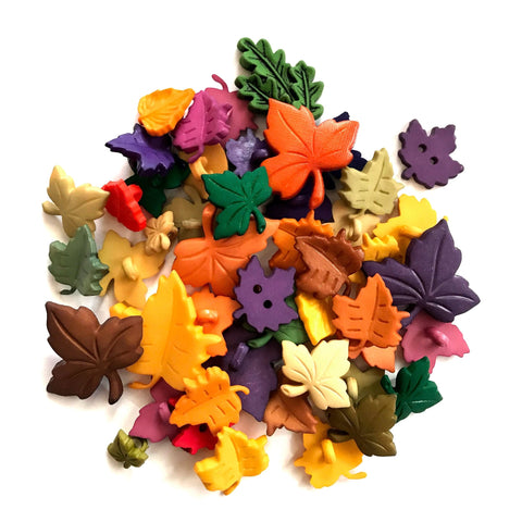 Autumn Leaves Super Value Pack - Buttons Galore and More