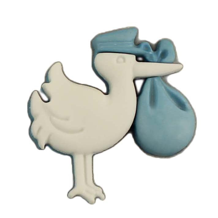 Baby Stork - Buttons Galore and More