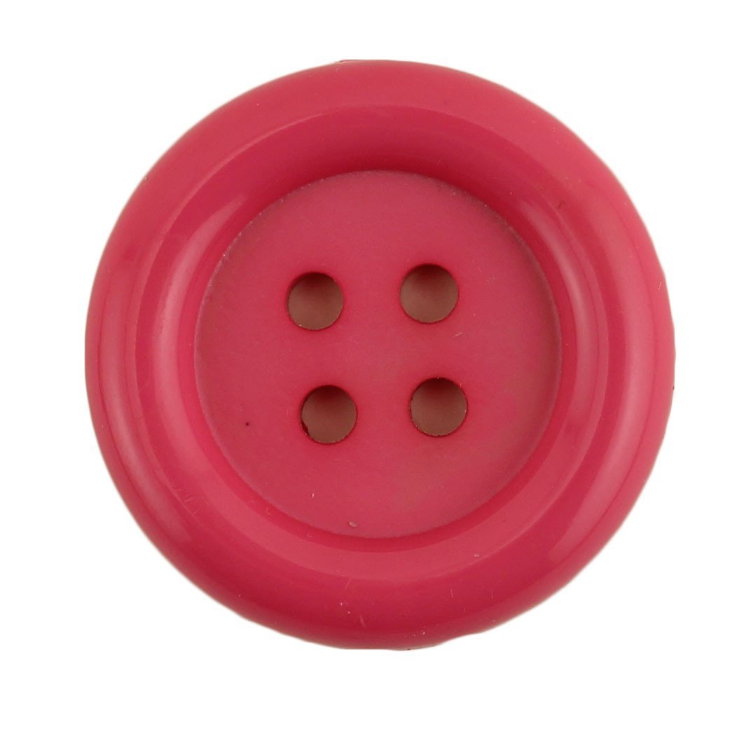 Large Round Shaped Buttons for Sewing | Red Embellishments for Crafts ...