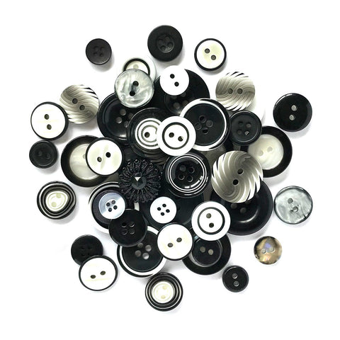 Black & White HAB111 - Buttons Galore and More