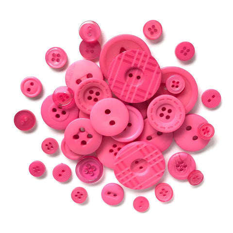Brilliant Pink-BB84 - Buttons Galore and More