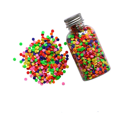 Bulk Bright Circle Sprinkletz - Buttons Galore and More