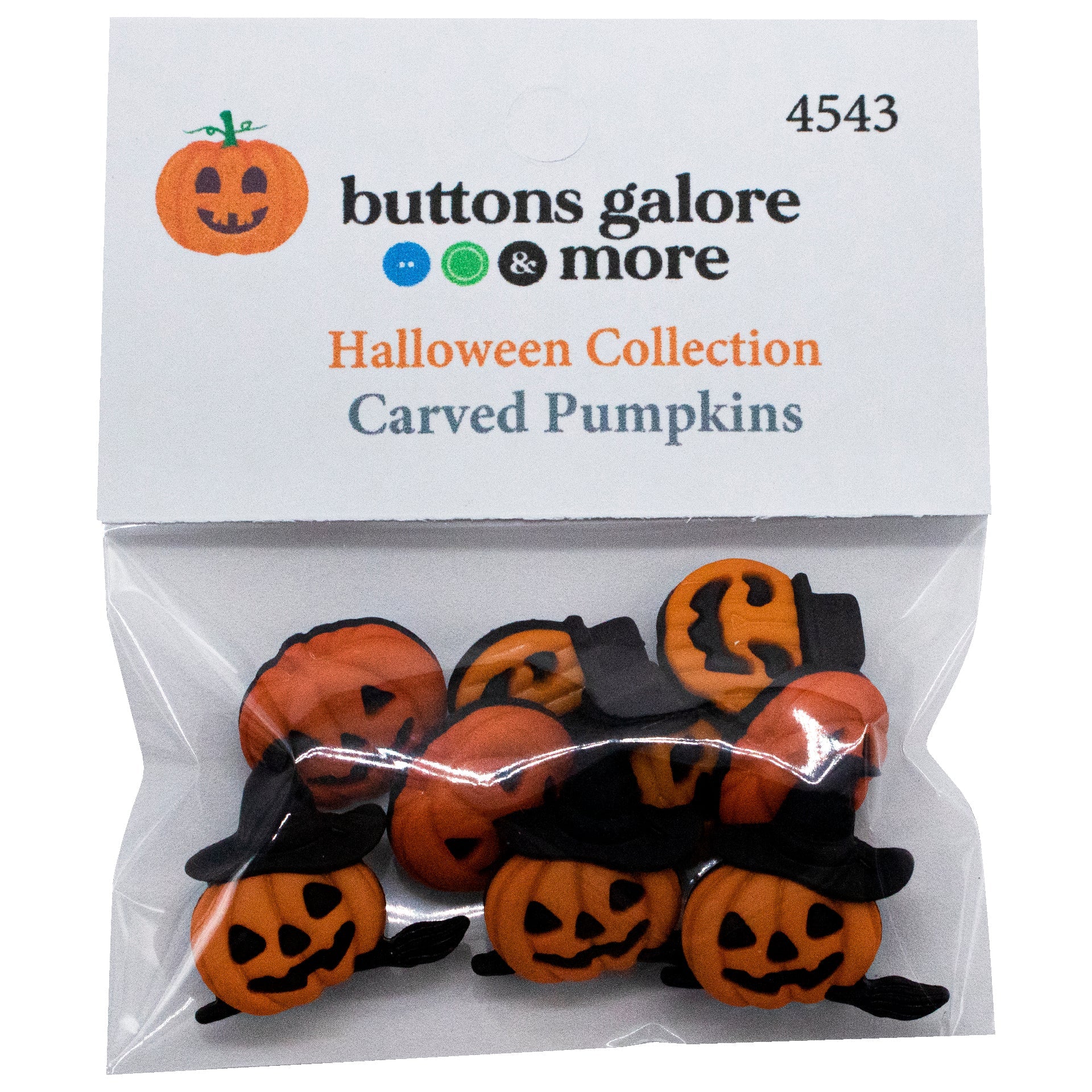Carved Pumpkins - Buttons Galore and More