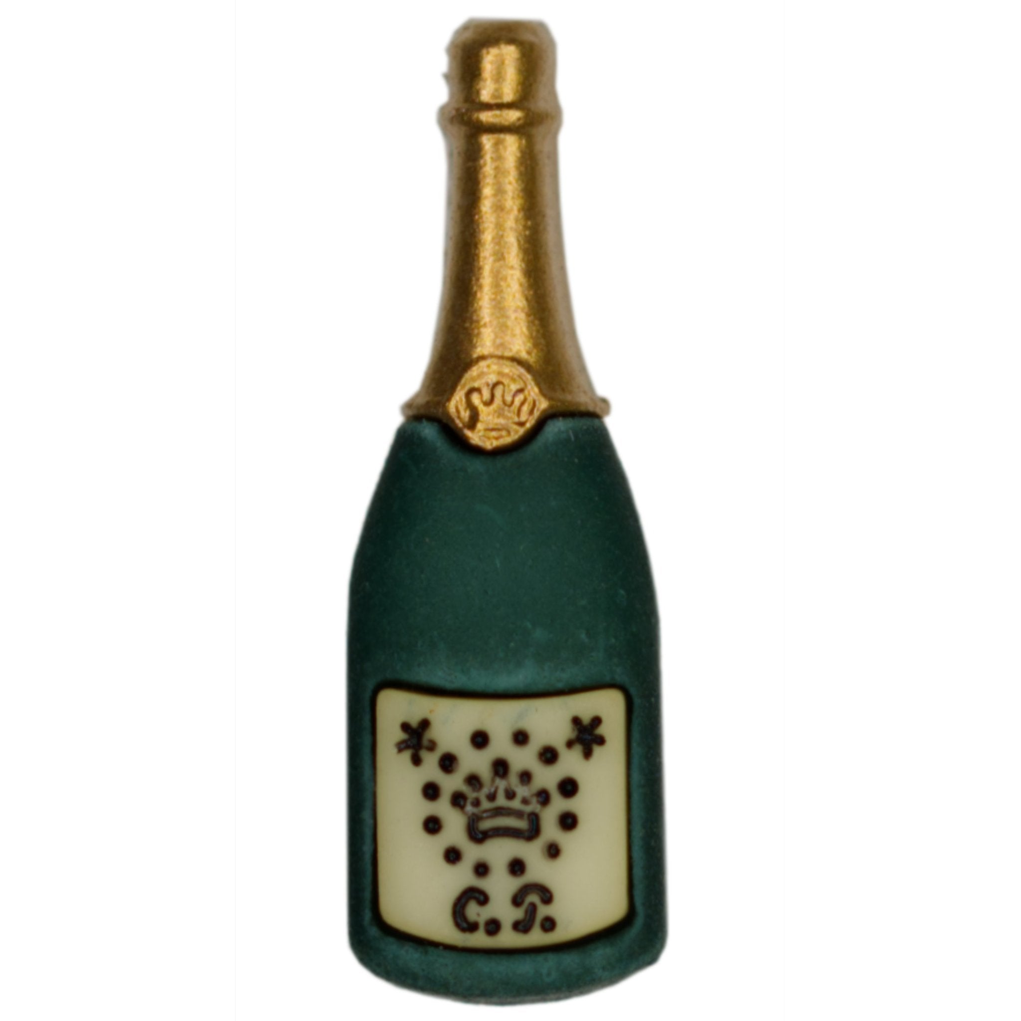 Champagne Bottle - Buttons Galore and More
