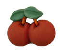 Cherries 3D Bulk Buttons - 1