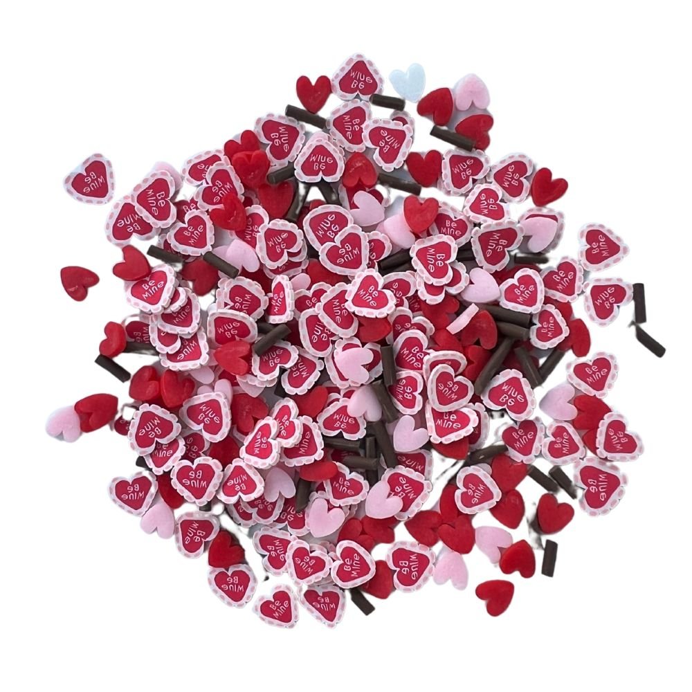 Baker Ross Aw116 Heart Sequins (Per Tub) Embellishments for Kids Mothers Day/Valentines Day Arts and Crafts