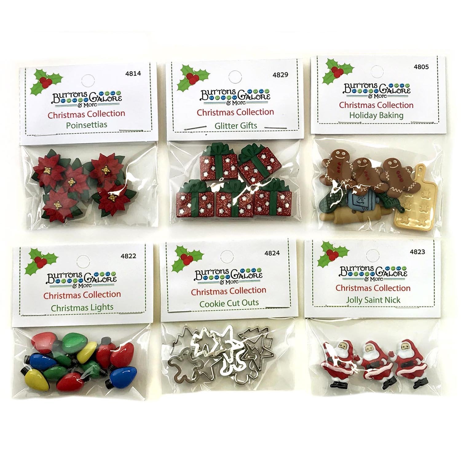 Buttons Galore and More - Sequins - Embellishments - Assorted - 8 Pack
