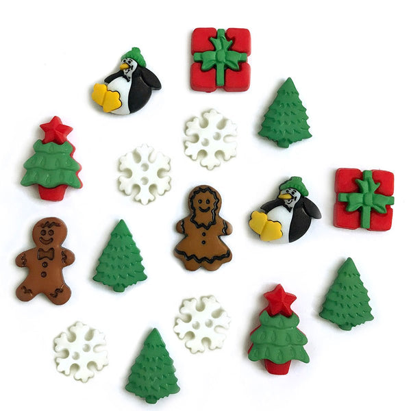 TINY CHRISTMAS BUTTONS