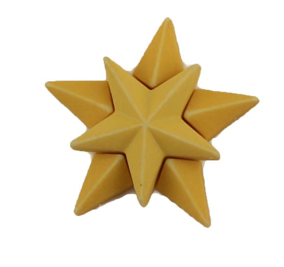 Christmas Star 3D Bulk Button for Sewing Craft Embellishment