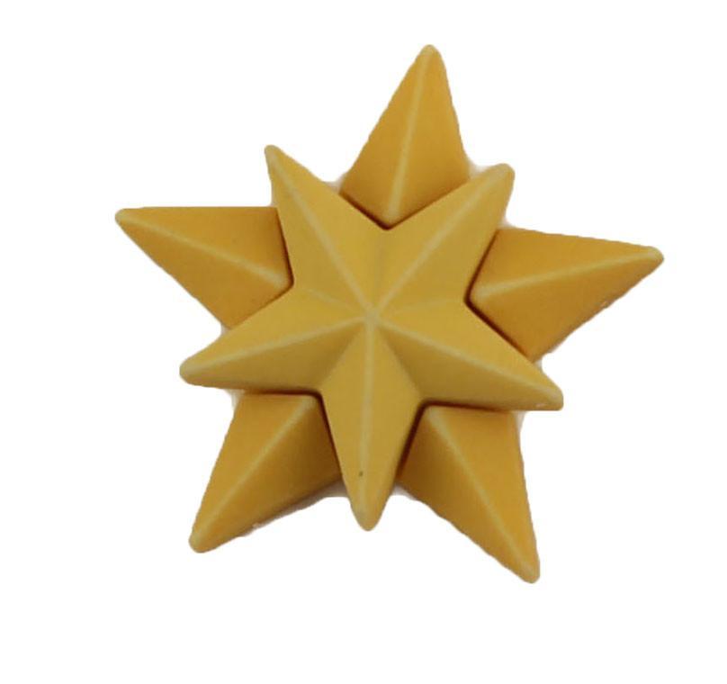 Christmas Star 3D Bulk Button for Sewing, Craft Embellishment
