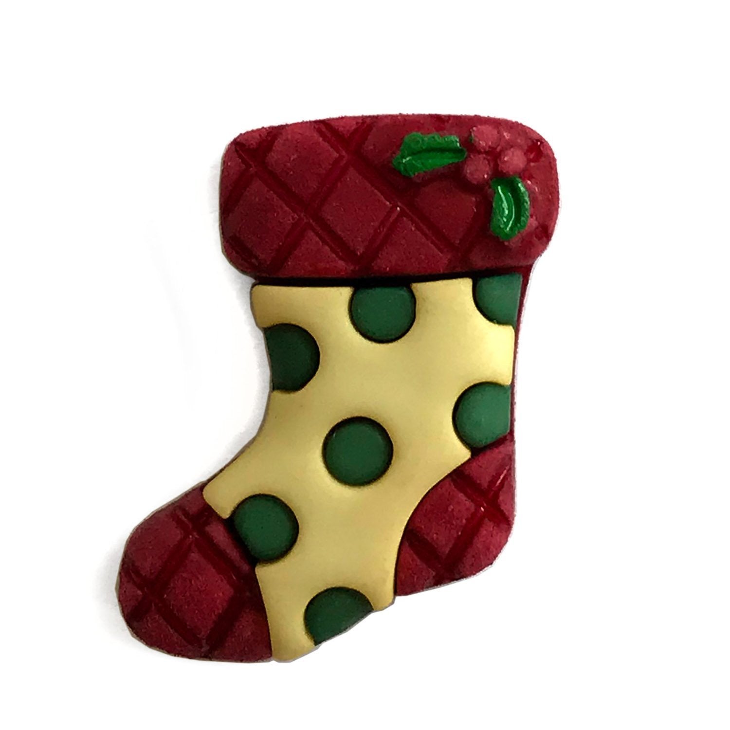 Christmas Stocking - Buttons Galore and More