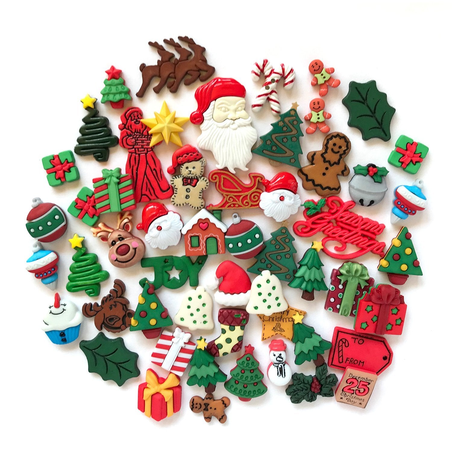 Christmas Super Value Pack - Buttons Galore and More