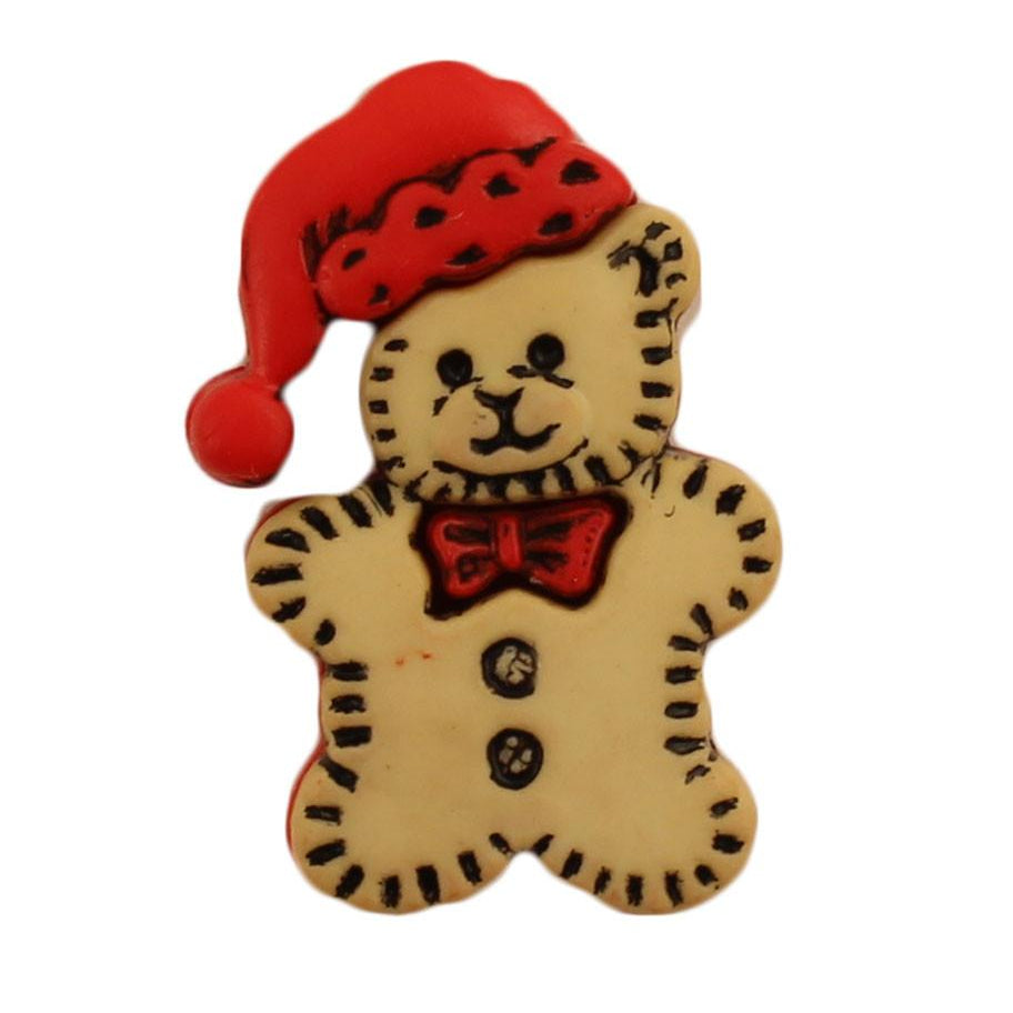 Christmas Teddy - Buttons Galore and More