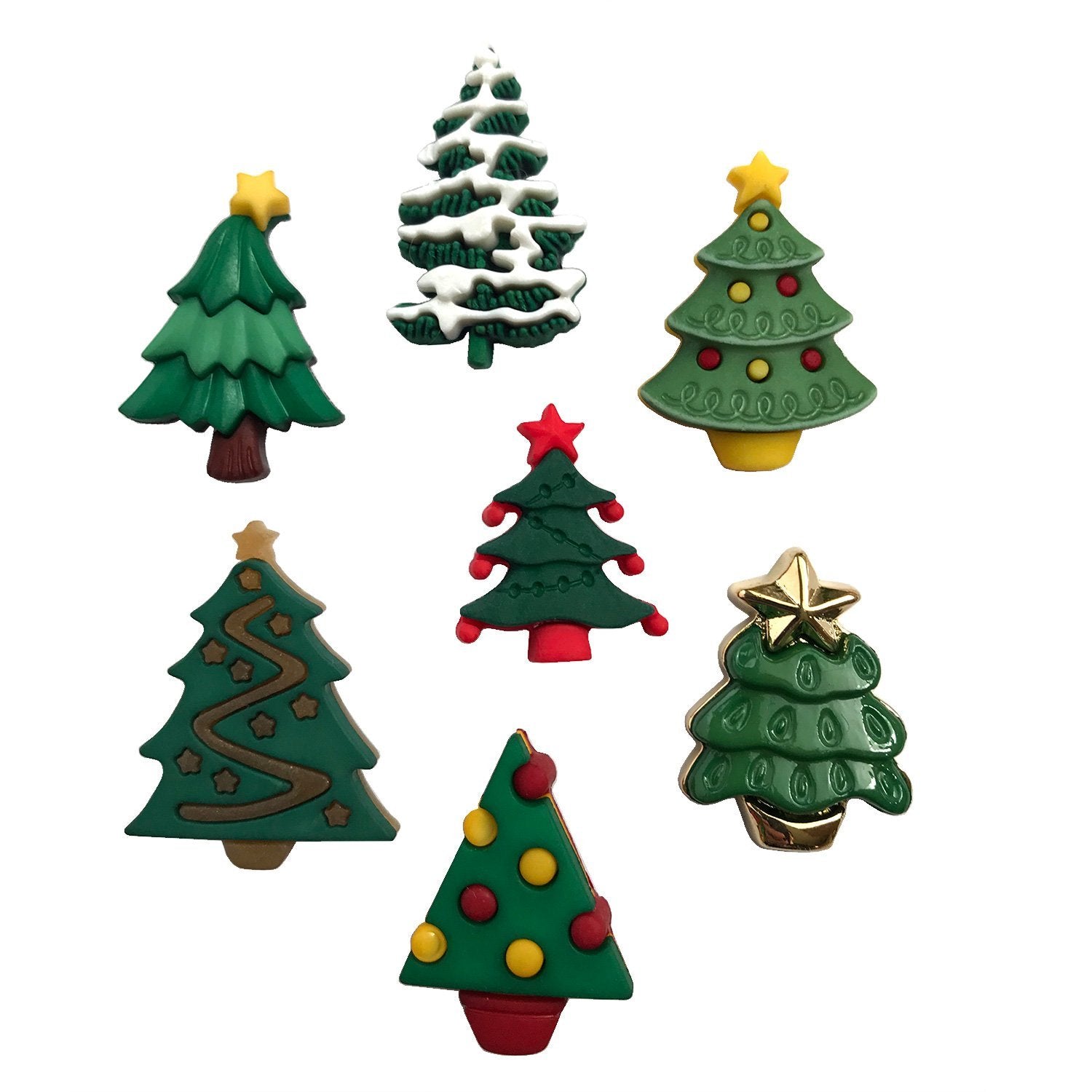 Christmas Trees-4821 - Buttons Galore and More