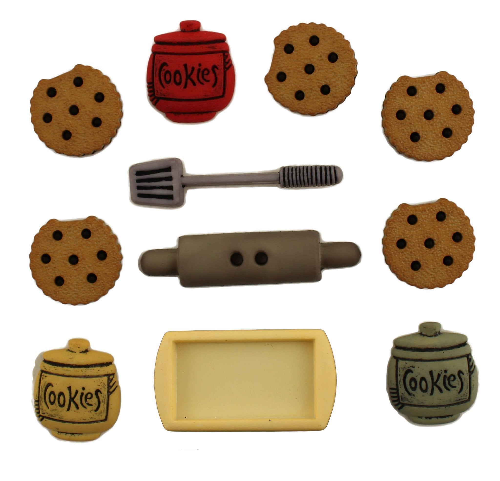 Cookie Jar-4276 - Buttons Galore and More