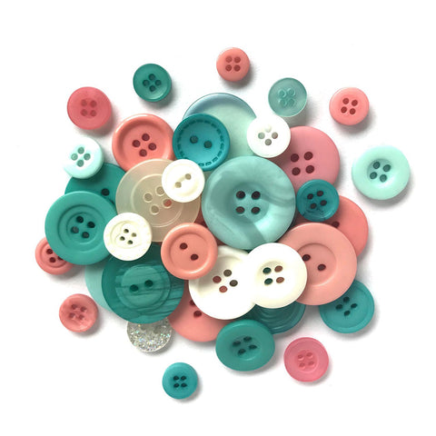 Coral Reef - BB90 - Buttons Galore and More