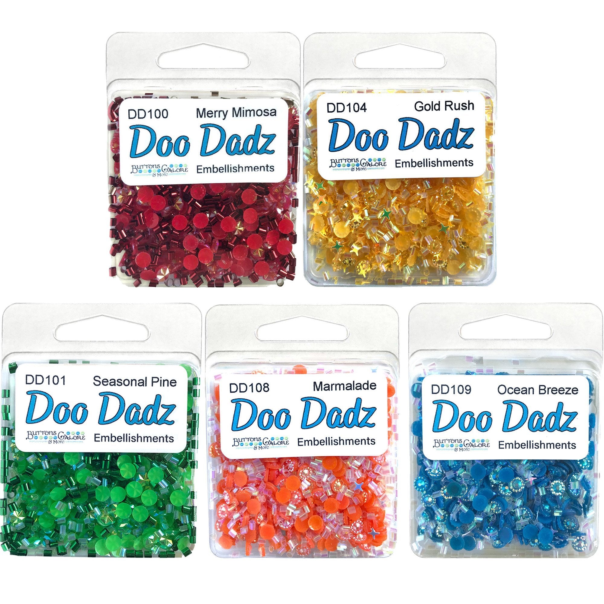 Doo Dadz Bundle - Rainbow - Buttons Galore and More
