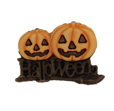 Double Jack O Lantern - Buttons Galore and More