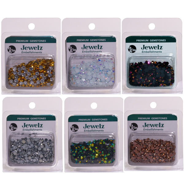 Flat Back Jewelz - Neutral Colors - 1