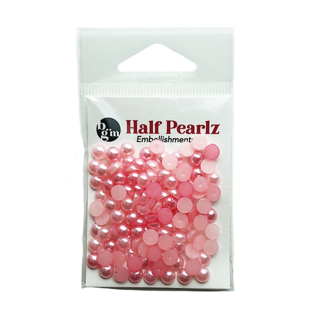 Flat Back Pearls - Princess Colors - Buttons Galore and More