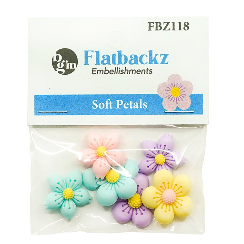 Flatbackz Flowers Group - Buttons Galore and More