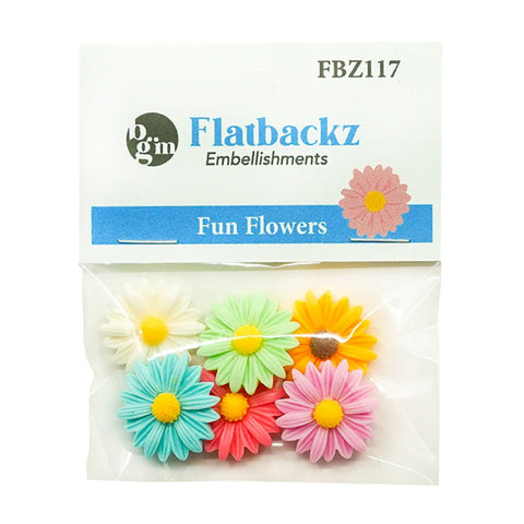 Flatbackz Flowers Group - Buttons Galore and More