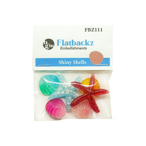 Flatbackz Sea Creatures Group - Buttons Galore and More