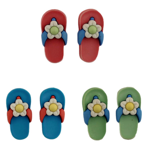 Flip Flops-FN100 - Buttons Galore and More