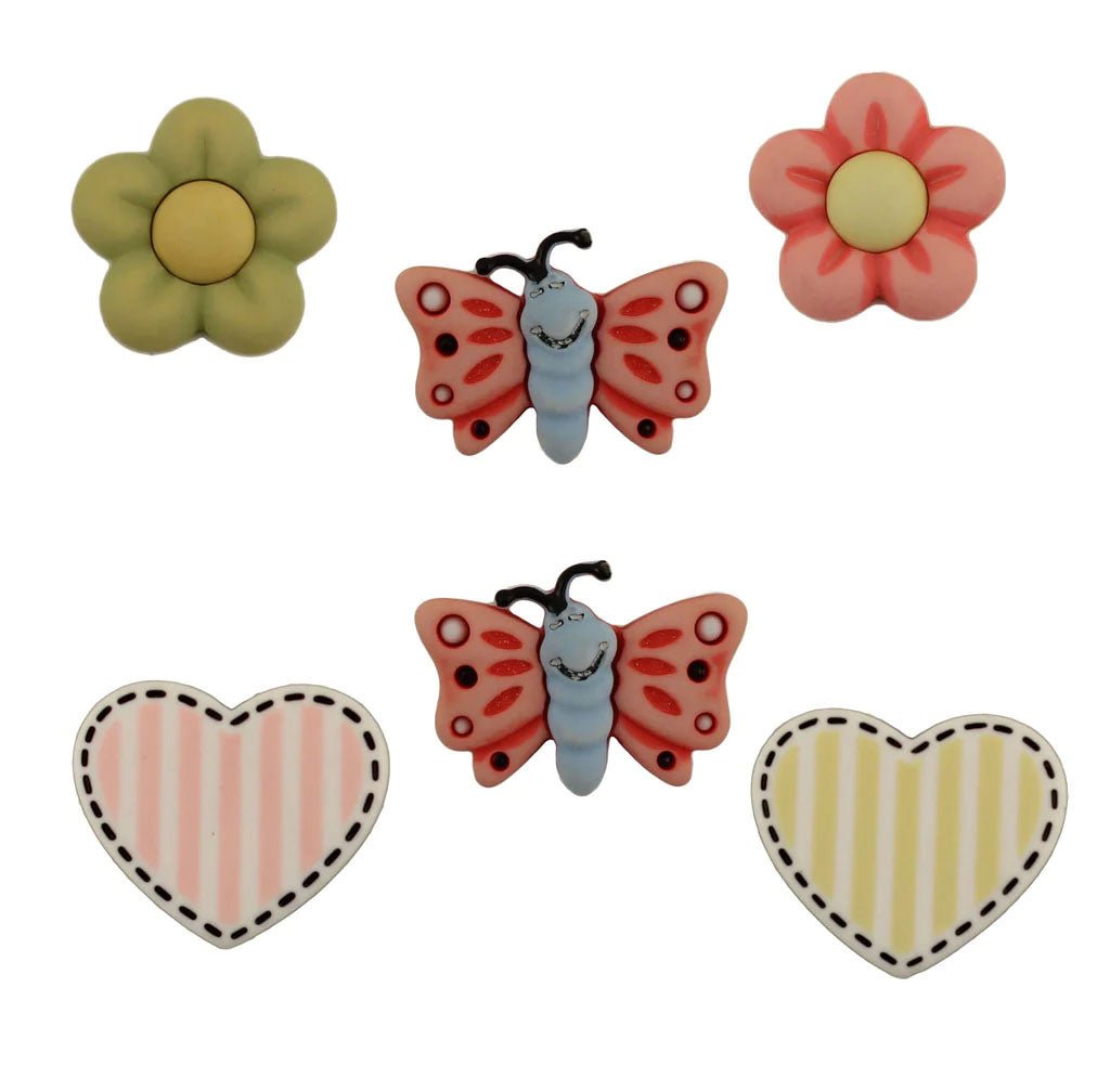 Flutterbug Medley - Buttons Galore and More