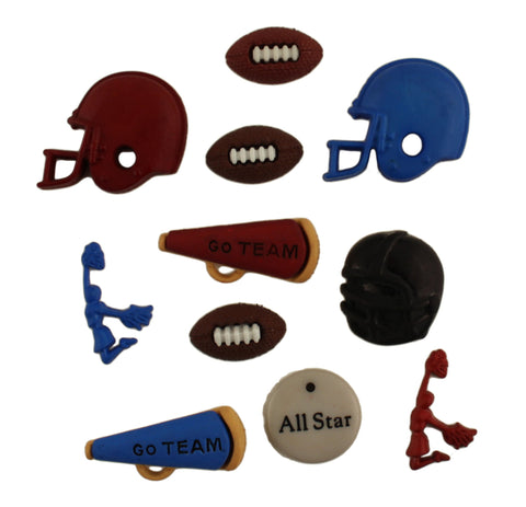 Football - Buttons Galore and More