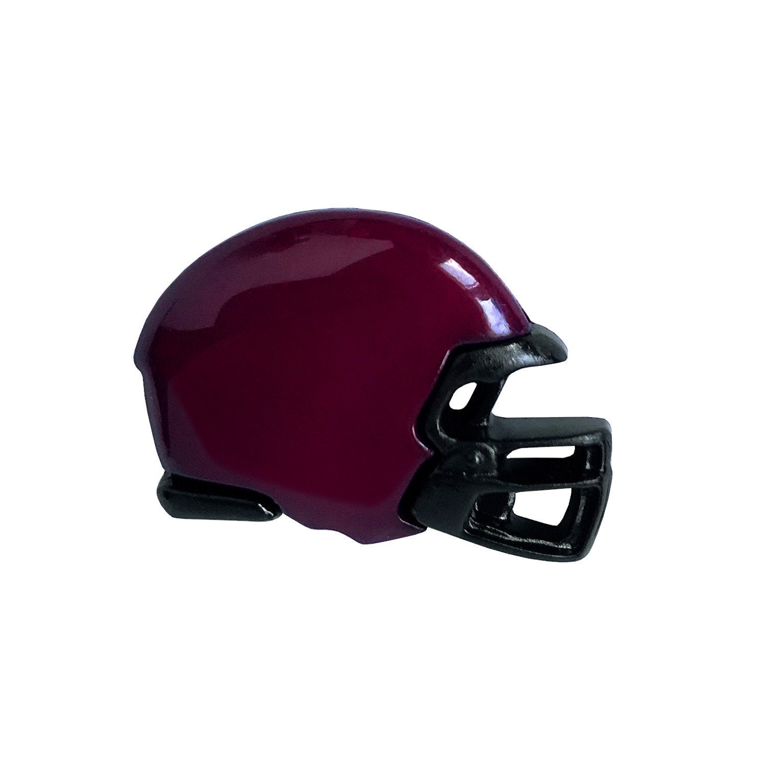 burgandy football helmet Football Helmet Embellishments