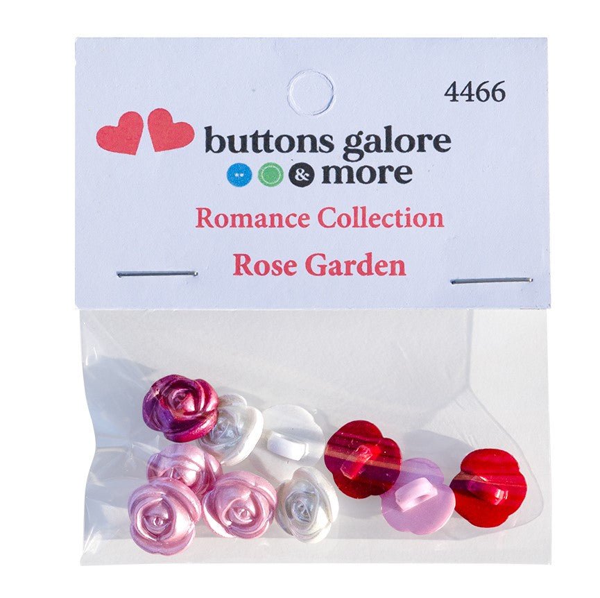 Buttons Galore Sprinkletz Embellishments 12G-Valentine Flowers