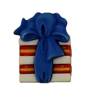 Gift With Hoizontal Stripe - B1023 - Buttons Galore and More
