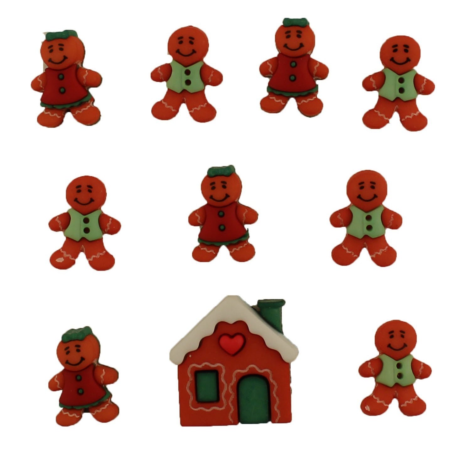 Gingerbread Cottage-4454 - Buttons Galore and More
