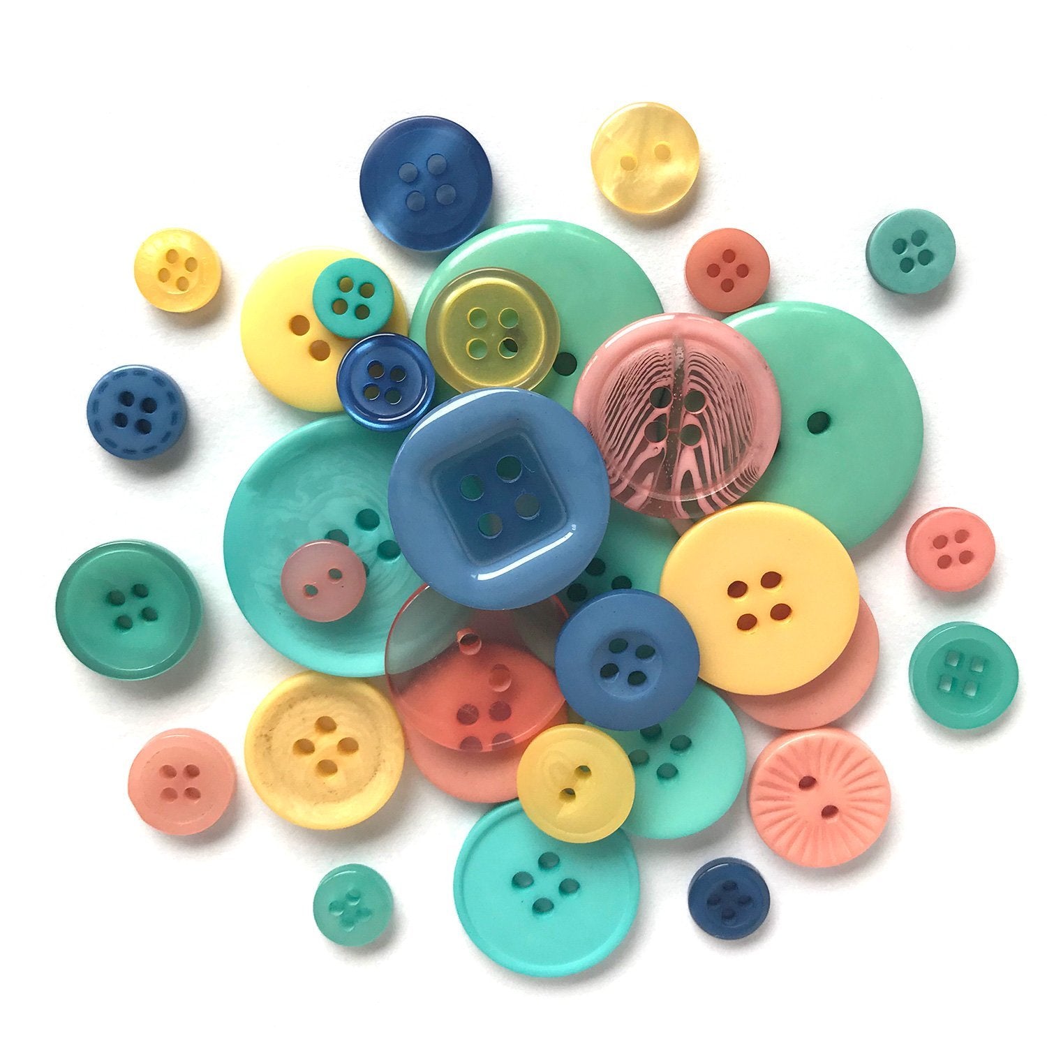 Pastel Buttons in Bulk for Button Crafts | Buttons Galore and More