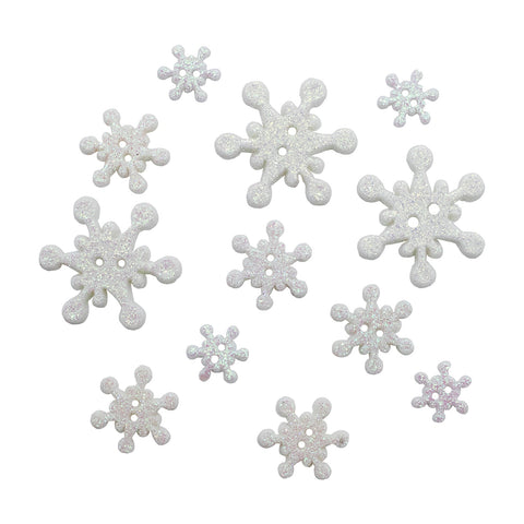Glistening Snow - Buttons Galore and More