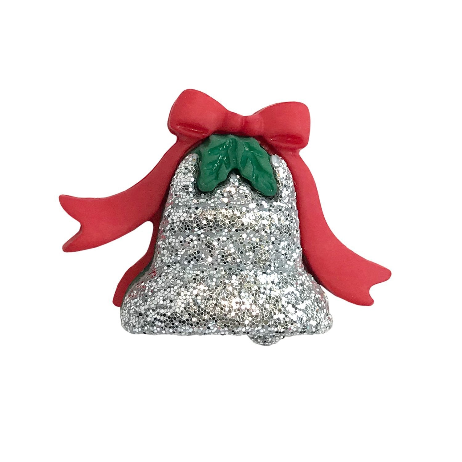 Glitter Christmas Bell for Craft Embellishments
