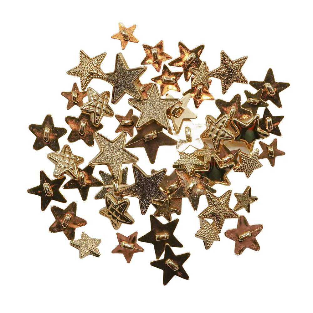 Gold Star Button Assortment | Buttons Galore and More