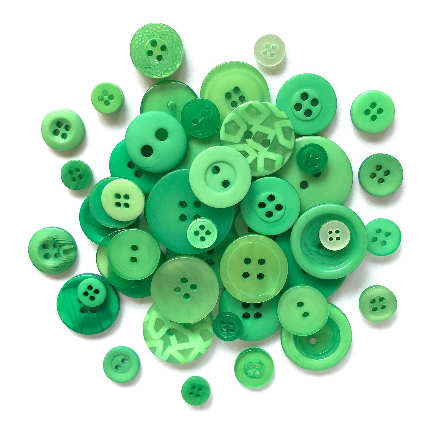 Green Bulk Buttons for Sewing & Button Crafts | Buttons Galore & More ...